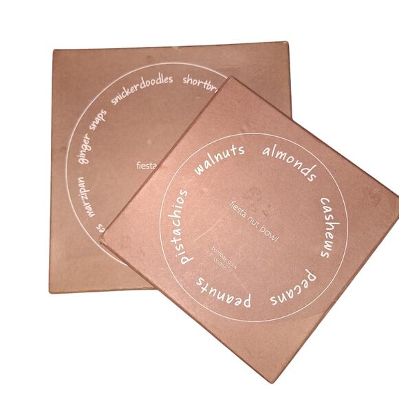 Vintage 2PC. Set Bombay Duck London Fiesta Nut And Cookies Bowl Dish Party - Picture 1 of 9